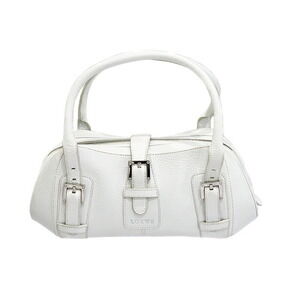 Loewe Senda handbag white leather